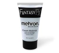 Mehron Makeup Fantasy FX Cream Makeup Water Based Halloween Makeup Moonlight White Face Paint & Body Paint For Adults 1 fl oz (30ml) (Moonlight Whit