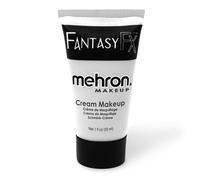 Mehron Makeup Fantasy FX Cream Makeup | Water Based Halloween Makeup | White Face Paint & Body Paint For Adults 1 fl oz (30ml) (White)