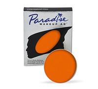 Mehron Makeup Paradise AQ Face and Body Paint Refill Size | Perfect Performance, Beauty, Cosplay, and Halloween | Water Activated Face Paint, Body Paint .25 oz (7 g) (Orange)