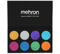 Mehron Makeup Paradise AQ Face & Body Paint 8 Color Palette (Metallic) - Face, Body, SFX Makeup Palette, Special Effects, Face Painting Palette, Theater, Halloween, Parties and Cosplay