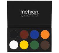 Mehron Makeup Paradise Makeup AQ 8 Color (TYPE) Palette | Magnetic Refillable Body Paint & Face Paint Palette | Professional Water Activated Makeup fo