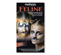 Mehron Makeup Premium Character Kits Makeup Kits For Halloween & Cosplay Made In The Usa Complete Kit Includes All Tools & Instructions On How To Create The Look Feline Cat