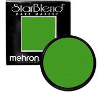 Mehron Makeup StarBlend Cake Makeup | Wet/Dry Pressed Powder | Powder Foundation | Green Face Paint & Body Paint 2 oz (56g)