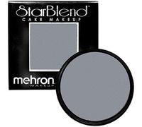 Mehron Makeup StarBlend Cake Makeup | Wet/Dry Pressed Powder | Powder Foundation | Light Grey Face Paint & Body Paint 2 oz (56g)
