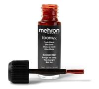 Mehron Makeup Tooth Fx Blood Red Temporary Red Tooth Paint Perfect For Creating Red Teeth Fx, Rotten Teeth Makeup, & Bloody Teeth Sfx For Halloween, Cosplay, & Theater .125 Oz 4 Ml