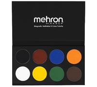 Mehron Makeup Paradise AQ Face & Body Paint 8 Color Palette I Basic Palette I Face, Body SFX Makeup Palette I Perfect for Fancy Dress, Parties, and Cosplay