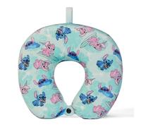 MEHRU Blue Stitch Plush Travel Neck Pillow Stitch Neck Pillow travel neckpillow for Airplane Kids travel pillow U Shaped neck pillow Ultra-Soft Memory Foam travel pillow for Airplane Home & Car Seat.