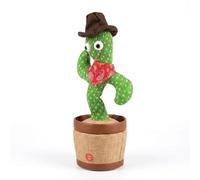 MEHRU Dancing Cactus Plush Toy with Music & Interactive Talking Function | Singing, Mimicking & Wiggling Cactus Toy | Fun Educational Toy for Kids