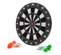 MEHRU Magnetic Dart Board Game 41.5cm | Double-Sided Indoor Dartboard with 6 Magnetic Darts | Safe Family Target Game for Kids & Adults | Wall Mounted