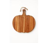 MEHRU Modren Wooden Pumpkin Cutting Board, Decorative Kitchen Serving Board, Premium Bamboo Chopping Board, Bamboo kitchen Pumpkin Cutting Board, Durable wooden Carving Board with Handle for kitchens.
