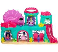 MEHRU New|| Children Mermaid Castle Playset with Figures and Slide for Underwater Theme, Turquoise and Accessories | Princess Pet Castle Playset | Christmas Birthday Gifts Toys for Ages 3 and Up.||