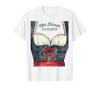Mei Dirndl in Da Wasch Oktoberfest Vintage German Costume T-Shirt