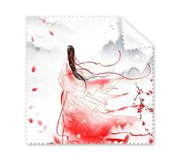 Mei Xue In Red Chinese Style Watercolor Glasses Cloth Cleaning Cloth Gift Phone Screen Cleaner 5pcs
