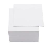 MEI YI TIAN White Blank Memo Notes Cube 3x3 Inch Office Paper Memo Sheets Non-Sticky Memo Pad Cubes for Home Office Taking Notes and Reminders Writing Supplies