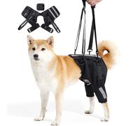 MeiAOBest Dog Hind Leg Lifting Harness,Adjustable Spine Hip Brace Support with Reflective,Pet Rear Leg Post-Surgery Recovery Support Harness for Walking Training & Stair Climbing_XL