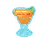MeiAOBest Funny Dog Double Voice Toy,No Stuffing Dog Squeaky Crinkle Toys,Food Shaped Puppy Chew Boredom Interaction Toys for Small Medium Dogs_Fruit Juice