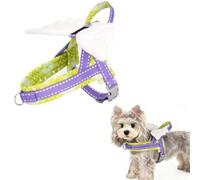 MeiAOBest Pet Angel Wings Harness for Cat Puppy Small Dogs_Green_XS