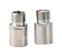 MEIBAOGE 1 Pair Bike Pedal Extenders Bicycles Pedal Extension Bolts Spacers Extending Pedal Adapters Extended 20mm/ 0.79in