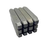 MEIBAOGE 12Pieces Metal Jewelry Carving Tool Jewelry Chisels Set Professional Crafting Tool Steel Texture for Pattern Making