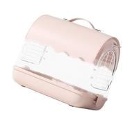 MEIBAOGE 1Set Canaries Bird Cages House Parrots Travels Cage Transparents Birdcage Watching Cage Bird Lover Accessories
