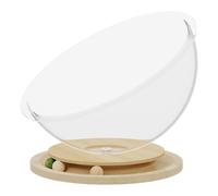 MEIBAOGE Acrylic Cats Toy Durability Cats Play Toy Universals Cats Toy Space Cabin Cats Bed for Active Felines