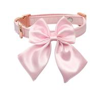MEIBAOGE Adjustable Pet Collar for Dogs and Cats Large Bowknot Elegant Collar with Multiple Size Small to Large Dog