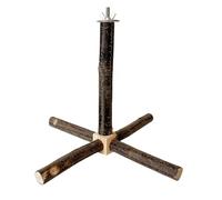 MEIBAOGE Bird Perch Nature Molar Stand for Parrots Conure Supplies Budgies Grinding Scratchers for Small Parrots Toy