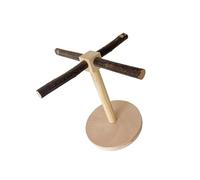 MEIBAOGE Bird Perch Rotating Molar Stand for Parrots Conure Supplies Budgies Grinding Scratchers for Small Parrots