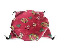 MEIBAOGE Breathable Winter Hamster Hanging Hammock Swing for Sugar Christmas Hamster Accessories