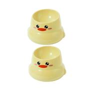 MEIBAOGE Cats Bowls 2pcs Elevated Cats Bowls Neck Protecting Pet Dishes Cats Bowl Pet Supply for Digestive Health