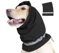 MEIBAOGE Dog Calmed Hoodies Reflective Dog Gear Noise Canceling Head Muff Anxieties Reliefs for Dogs Hematoma Healing