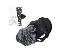 MEIBAOGE Dog Diaper with Poop Bag Breathable Female Pants Panties Shorts Reusable Doggies Period Diaper Pants Poop Bag