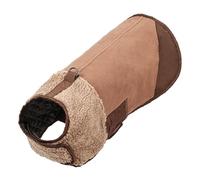 MEIBAOGE Dog Furry Plain Furry Vest for Small to Large Dogs Soft Solid Color Apparel Thick Coats Pullover Winter Pajamas