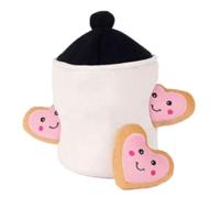 MEIBAOGE Dog Treat Dispensing Snuffle Toy Stuffed Chew Toy for Dog Teething Soft for Small Dogs