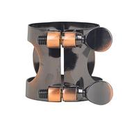 MEIBAOGE Double Screws Adjust Nickel Plated Saxophone Mouthpiece Ligature Clip Clamp Fastener for/Soprano Sax