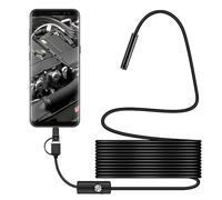 MEIBAOGE Endoscope Camera With Adjustable LED Light, Waterproof Inspection Borescope, 1 Meter Soft Cord