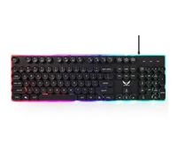 MEIBAOGE Gaming Keyboard USB Backlit Wired Keyboard for Game Laptop PC Computer Games,Color Computer Stickers