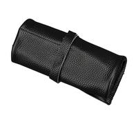 MEIBAOGE Genuine Leather Watch Roll Travel Case for Mechanical Watches Sophisticated Soft Lining Timepieces Storage Sleeve