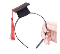 MEIBAOGE Graduation Season Headband for School Graduates Mini Graduation Cap Hair Clip Nonslip Side Clip Graduation Party Decors