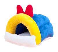 MEIBAOGE Hamster Nest Cartoon Hangable Hammock Bed Warmth and Comfortable Pet Nests Sleep Rest Mats for Various Size Pet