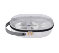 MEIBAOGE Hard Travel Case for Vision Pro VR Headset and Accessories Carry Case Hard EVA Storage Bag