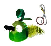 MEIBAOGE Interaction Cats Toy Animal with Plush Tail Door Frame Hanging Teaser Animal Toy for Cats Entertainment Playsets