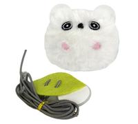 MEIBAOGE Interaction Cats Toy for Cats Electronic Squeaky Sound Cats Plush Animal Toy for Indoor Hangable Cats Exercise Toy