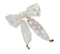 MEIBAOGE Lace Bows Ribbon Headwear Adjustable Length Headwear Sweet Styles Versatiles Hairband for Various Hairstyles
