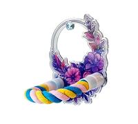MEIBAOGE Parrots Stand Toy for Parakeets Bird Cage Corner Chewing Toy Standing Perch for Small Birds Birdcage Decoration