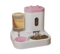 MEIBAOGE Pet Automatic Waterer Cats Feeder Food Container Bowl Automatic Water Fountain 2 in 1 Pet Large Dog Water Feeder