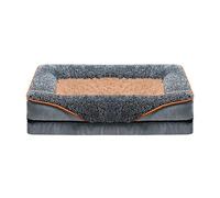 MEIBAOGE Pet Bed with Detachable Cushion Soft Handle Beautiful Bed Dog Basket Dog Sofa Detachable Cushion Nest