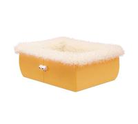 MEIBAOGE Pet Bed with Detachable Cushion Soft Nest Beautiful Thicken Long Haired Bed Dog Sofa Detachable Cushion Nest