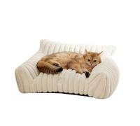 MEIBAOGE Pet Bed with Luxurious Cushion Soft Sofa Beautiful Cuddle Lounger Bed Dog Sofa Luxurious Cushion Nest