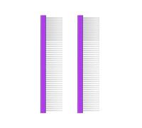 MEIBAOGE Pet Comb for Cats Shedding Hair Dog Deshedding Comb Cats Comb Hair Remover for Dogs Cats Hair Grooming 2PCS